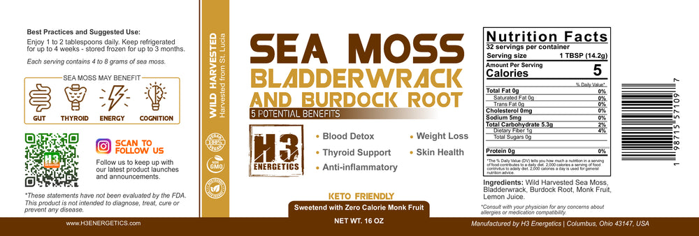 
                  
                    Burdock and Bladderwrack Sea Moss Gel
                  
                