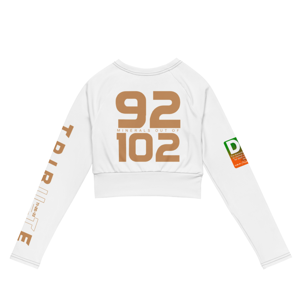 
                  
                    DR. SEBI TRIBUTE long-sleeve crop top
                  
                