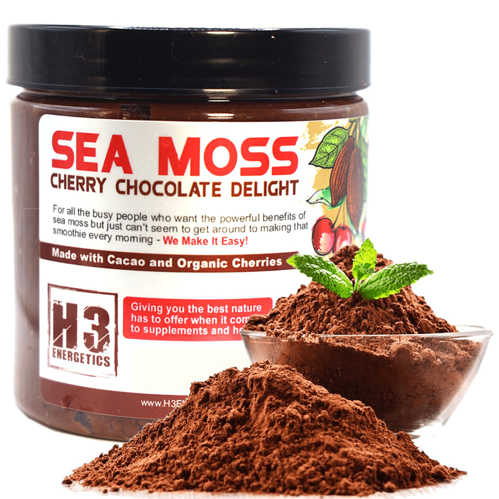 Sea Moss Gel (Cherry Chocolate) H3 Energetics
